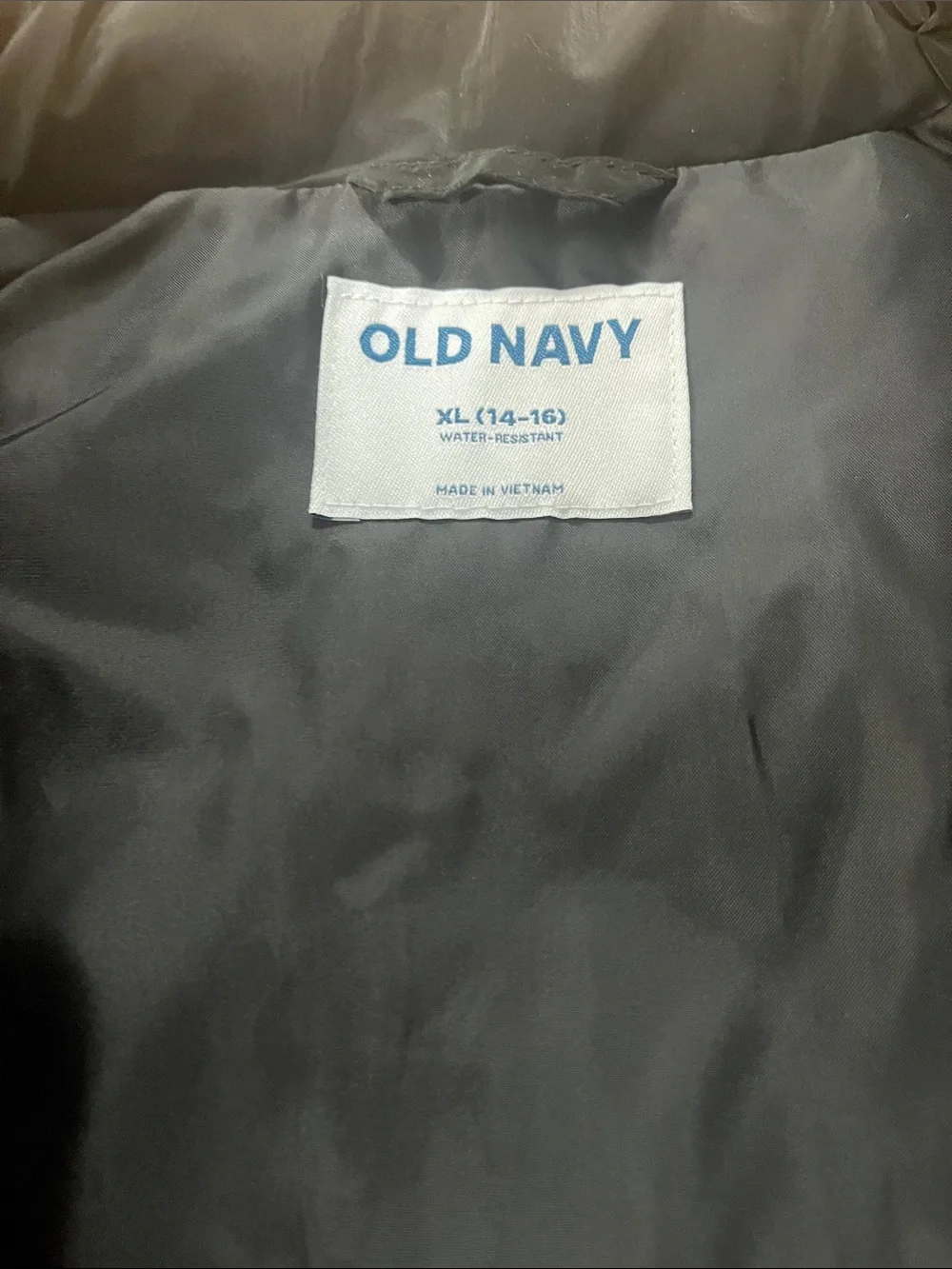 Old Navy Black Puffer Vest